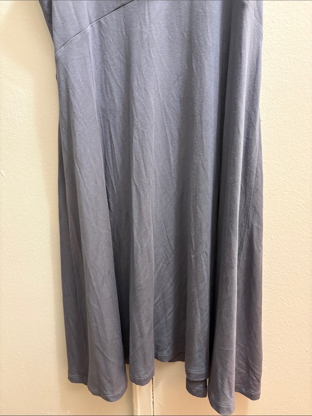 Athleta Sleeveless Midi Dress Slate Color Medium - Picture 4 of 6